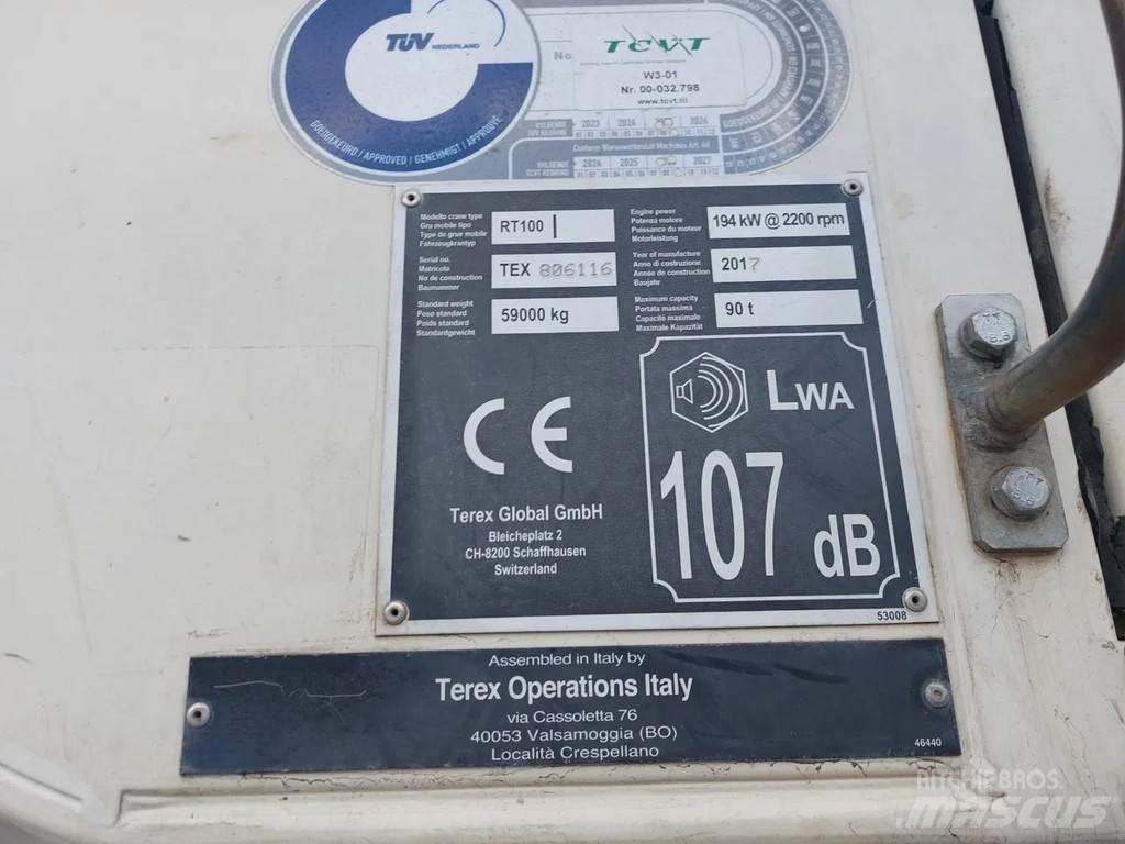 Terex RT100 Gru per terreni difficili
