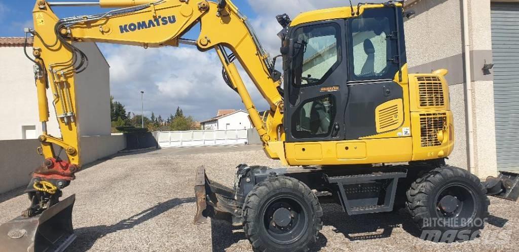 Komatsu PW98 MR10 Escavatori gommati