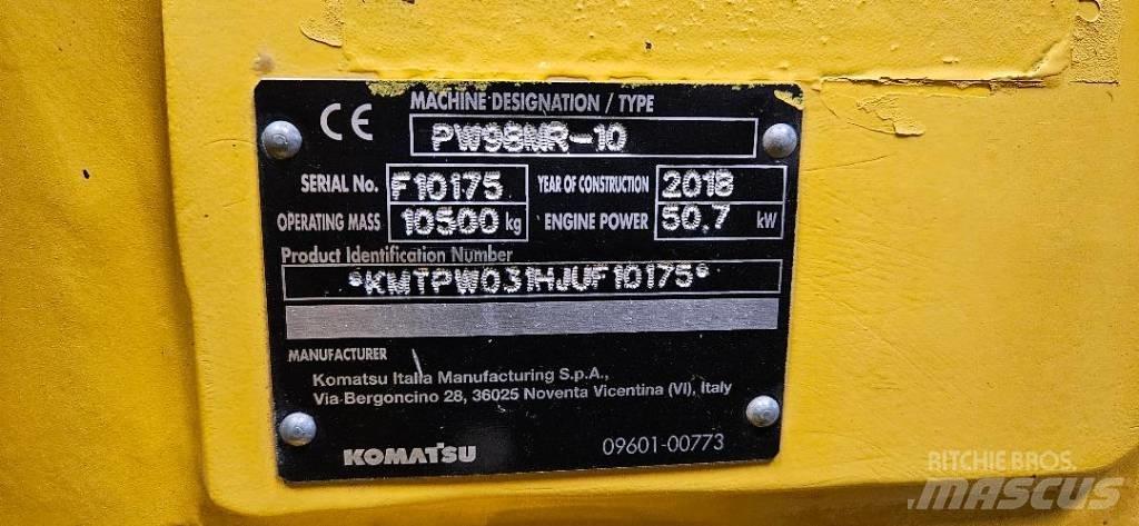 Komatsu PW98 MR10 Escavatori gommati