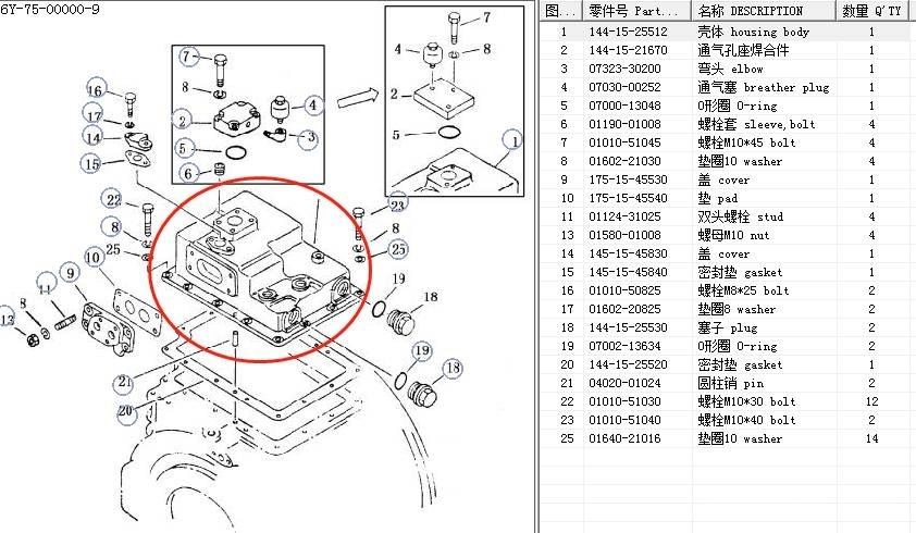 Shantui SD 16 Trasmissione