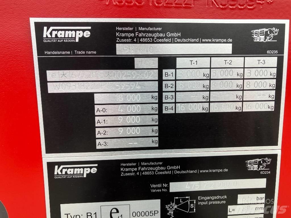 Krampe BB640 Rimorchi ribaltabili