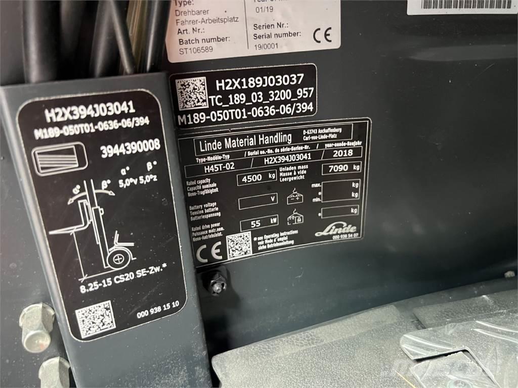 Linde H45T-02 Carrelli elevatori GPL
