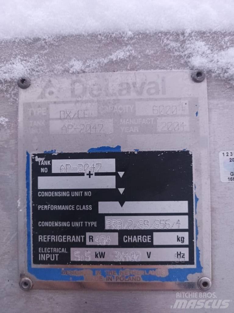 Delaval DX-CE Attrezzature per lo stoccaggio del latte
