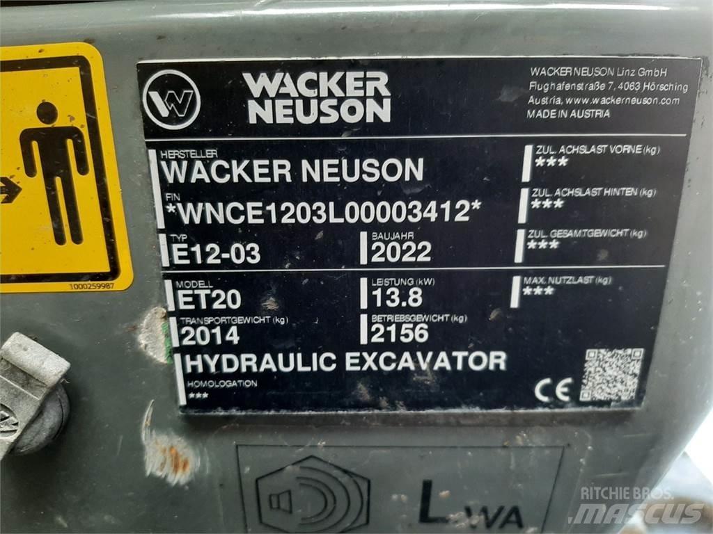 Wacker Neuson ET20 Escavatori cingolati