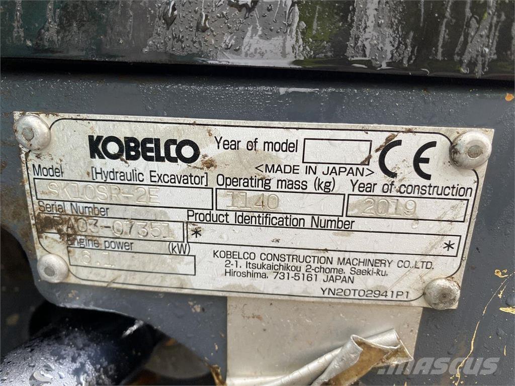 Kobelco SK10SR-2 Escavatori gommati