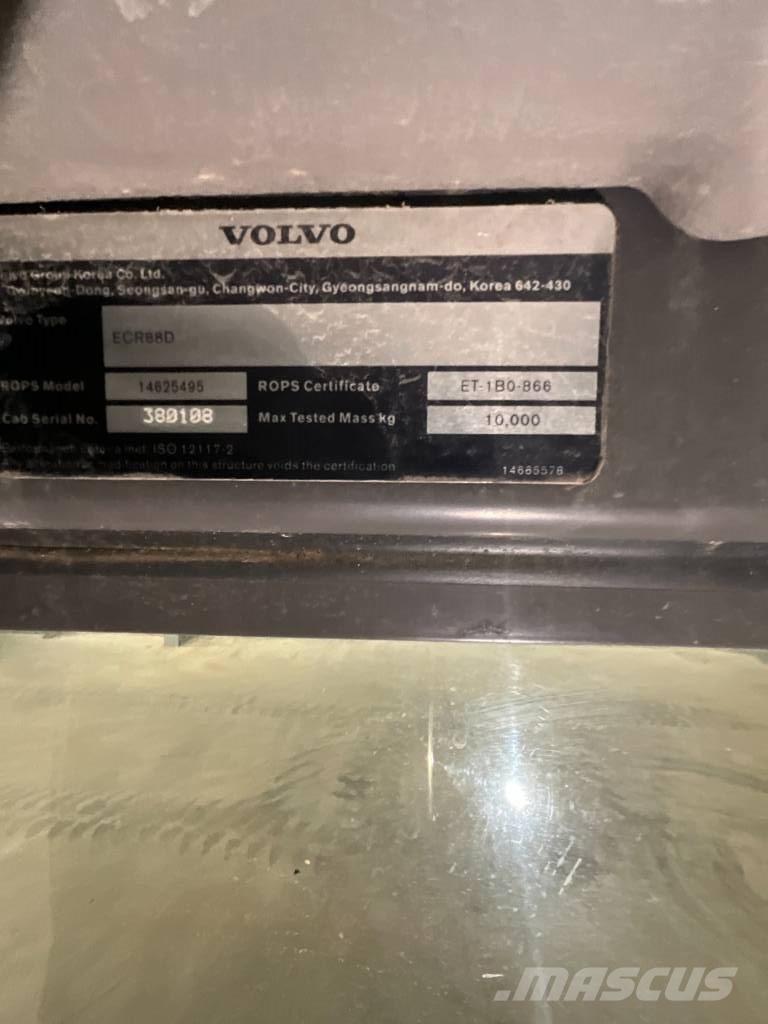 Volvo ECR 88 D Cabine e interni