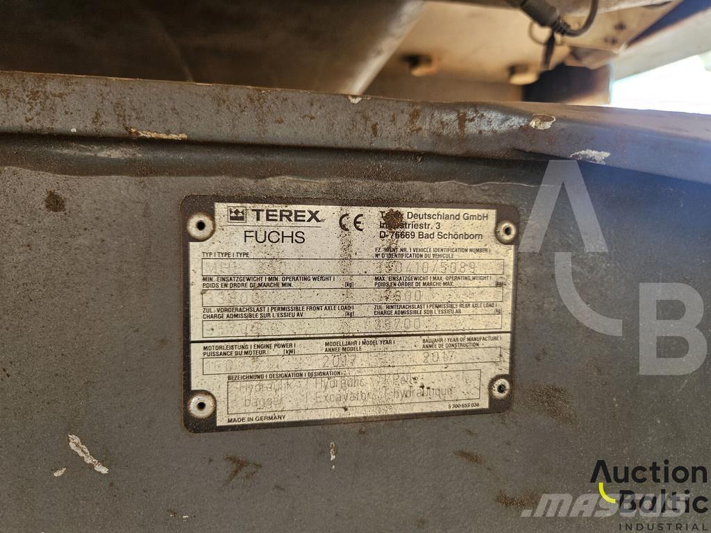 Fuchs MHL 350 Escavatori gommati