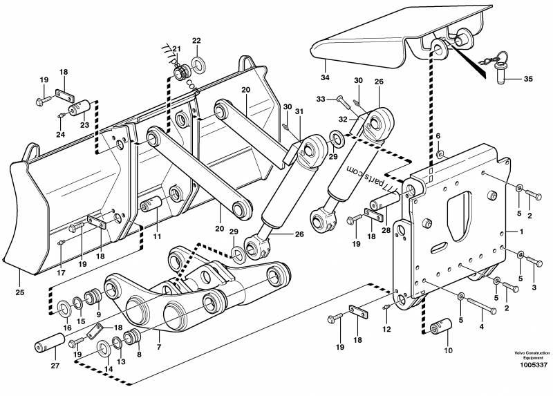 Volvo EW 180 D Lame