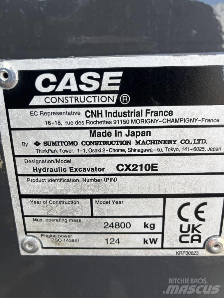 CASE CX 210 E Escavatori cingolati