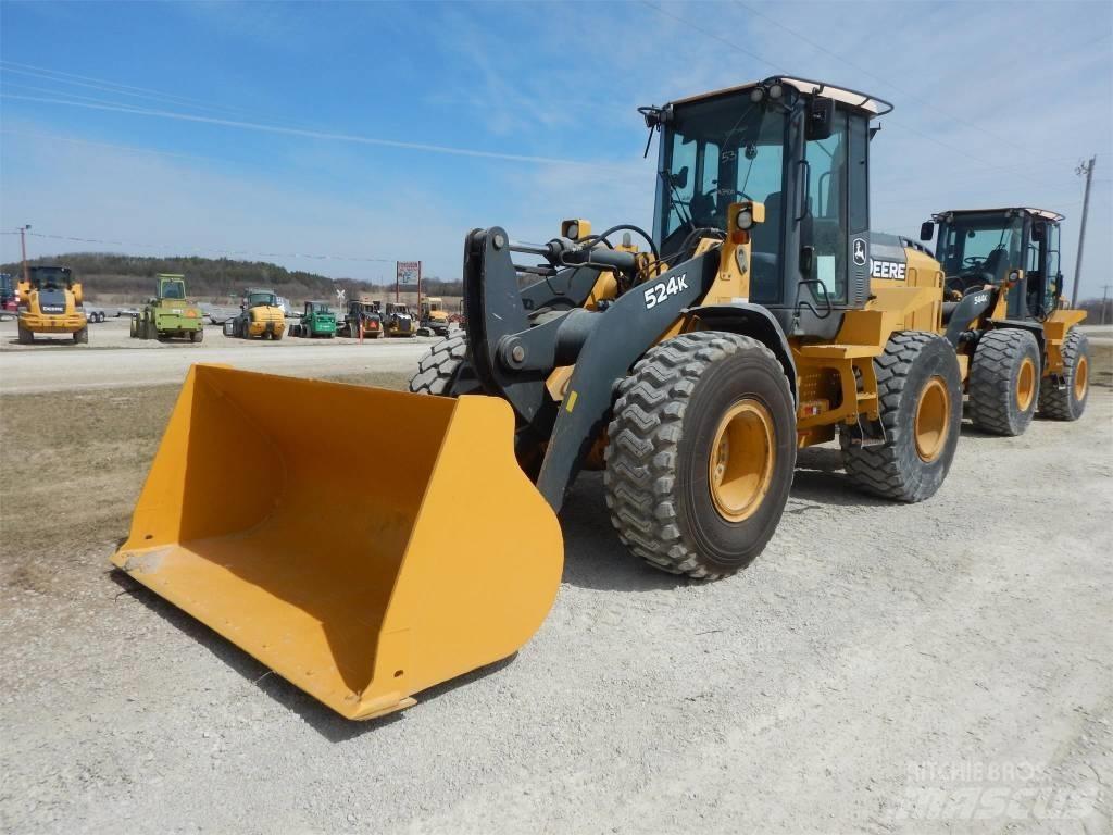 John Deere 524K Pale gommate