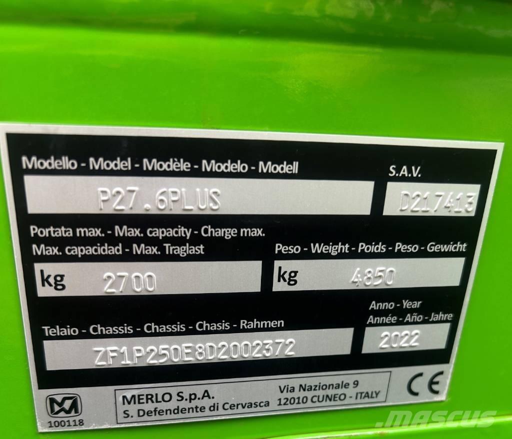 Merlo P 27.6 Plus Sollevatori telescopici