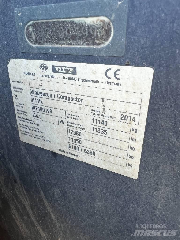 Hamm H11IX Compattatori da suolo