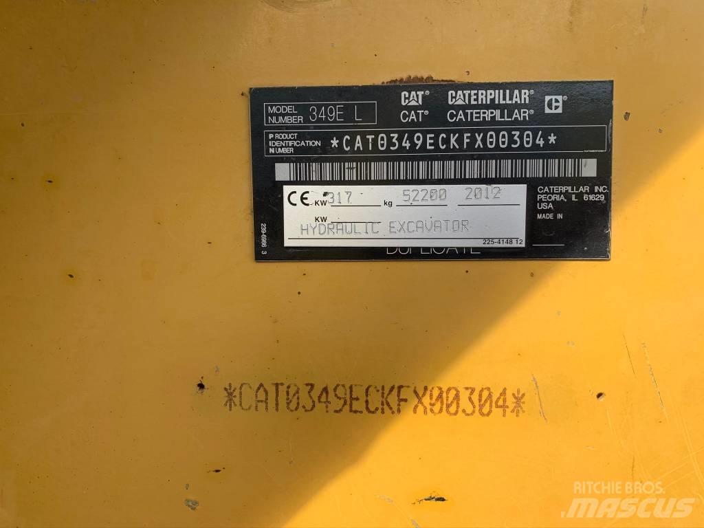 CAT 349 E Escavatori cingolati
