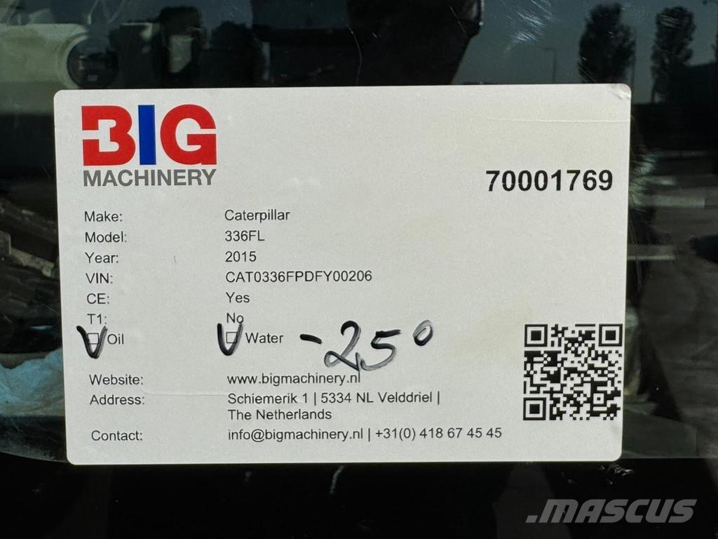 CAT 336FL XE Escavatori cingolati