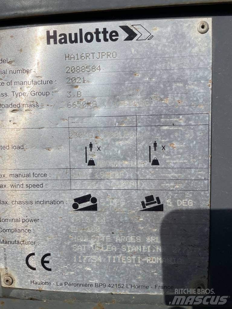 Haulotte HA16RTJ PRO Altre piattaforme monobraccio
