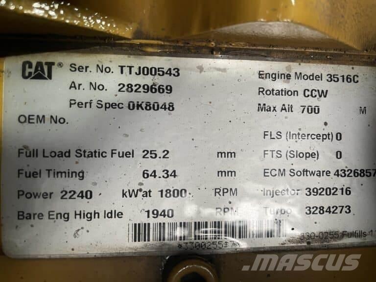CAT 3516C Unita'di motori marini