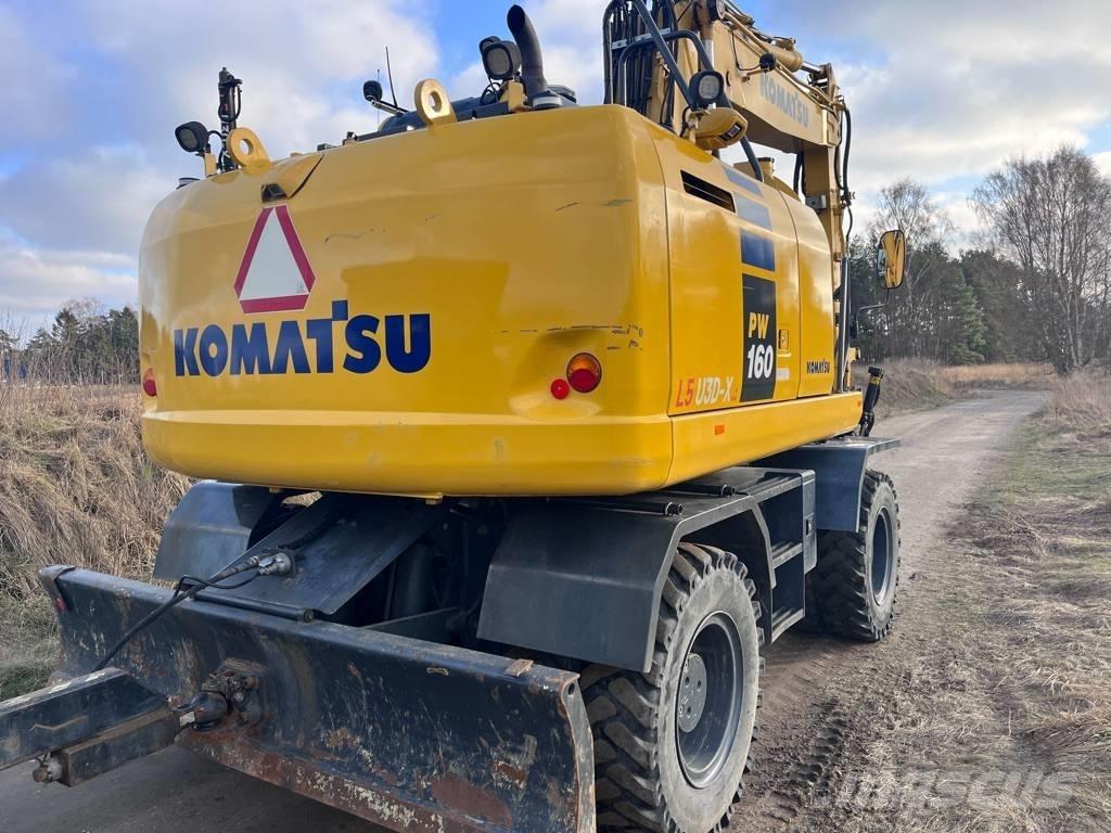Komatsu PW 160 Escavatori gommati