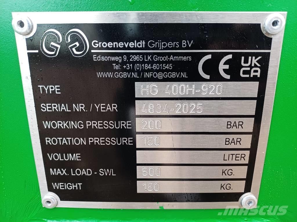  Groeneveldt 400H Pinze