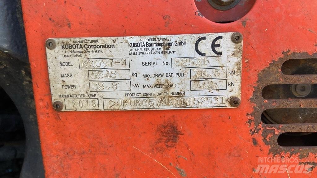 Kubota KX 057-4 Miniescavatori