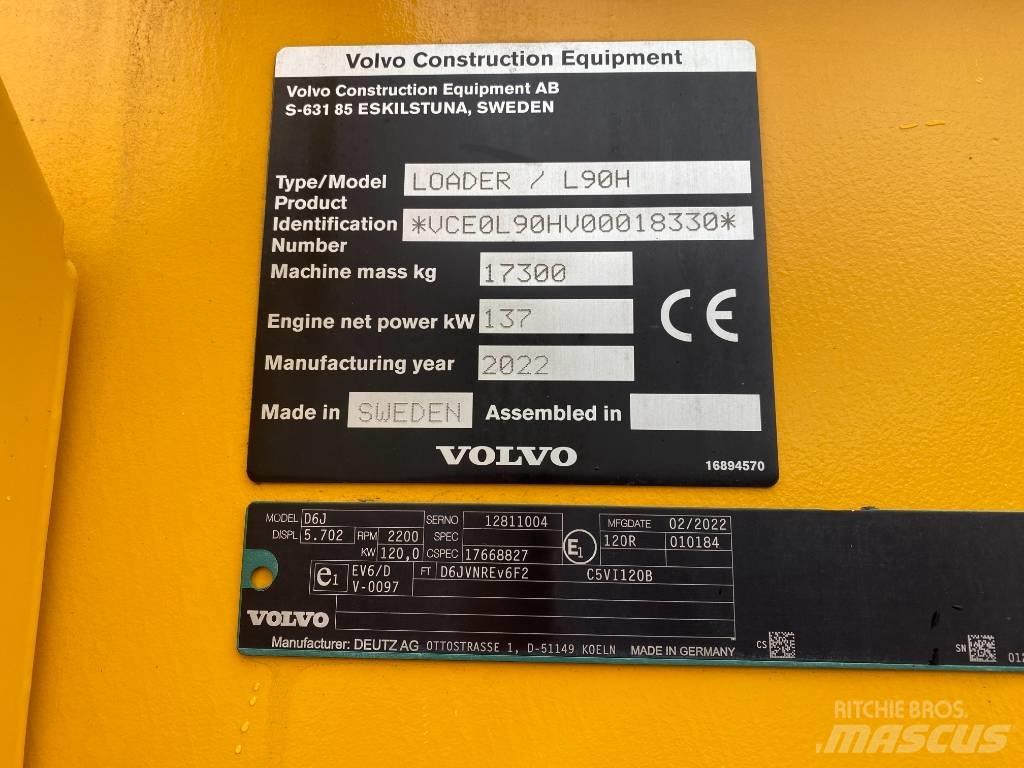 Volvo L90H  / L 90 H Pale gommate