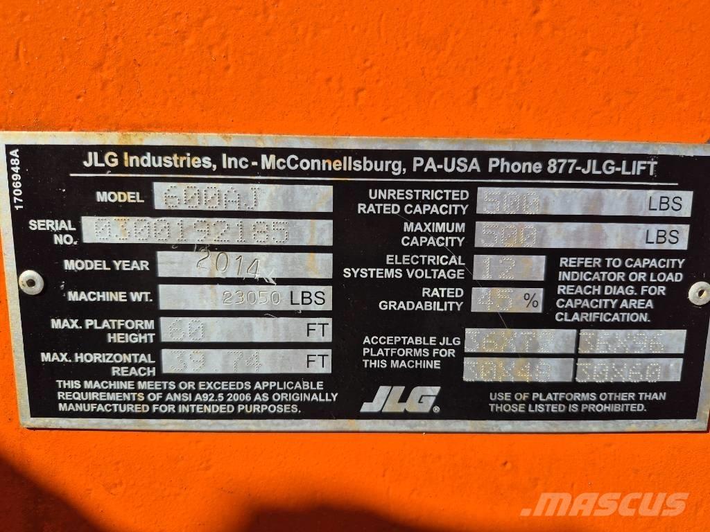 JLG 600 AJ Piattaforme a braccio articolato
