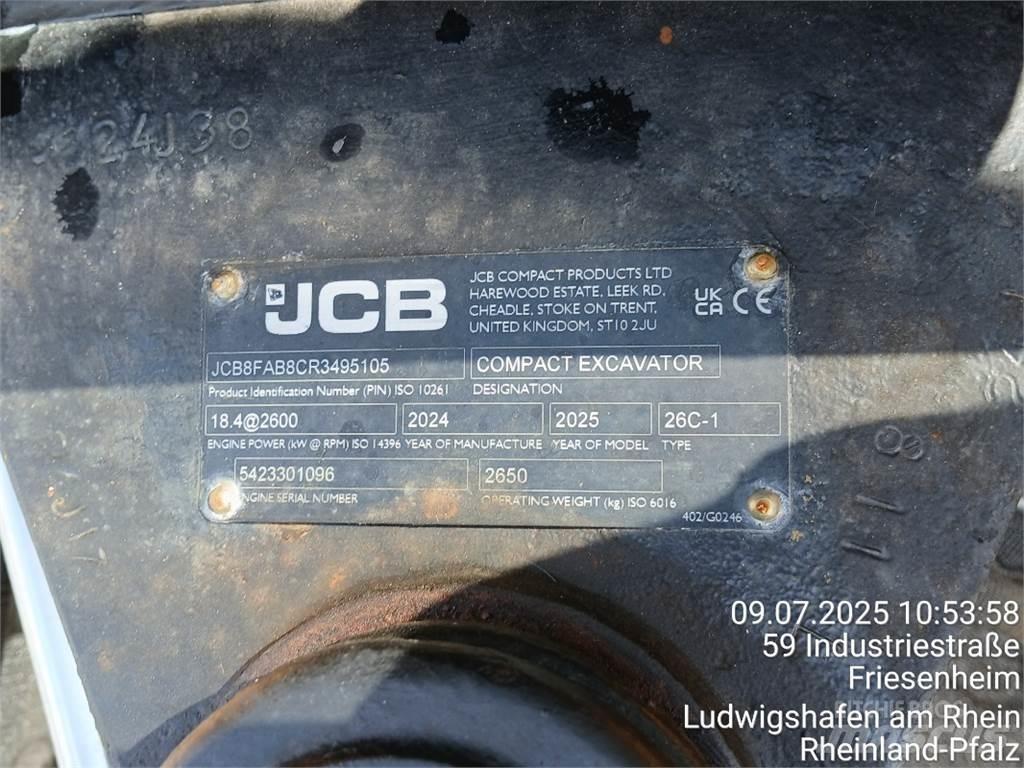 JCB 26C-1 Miniescavatori