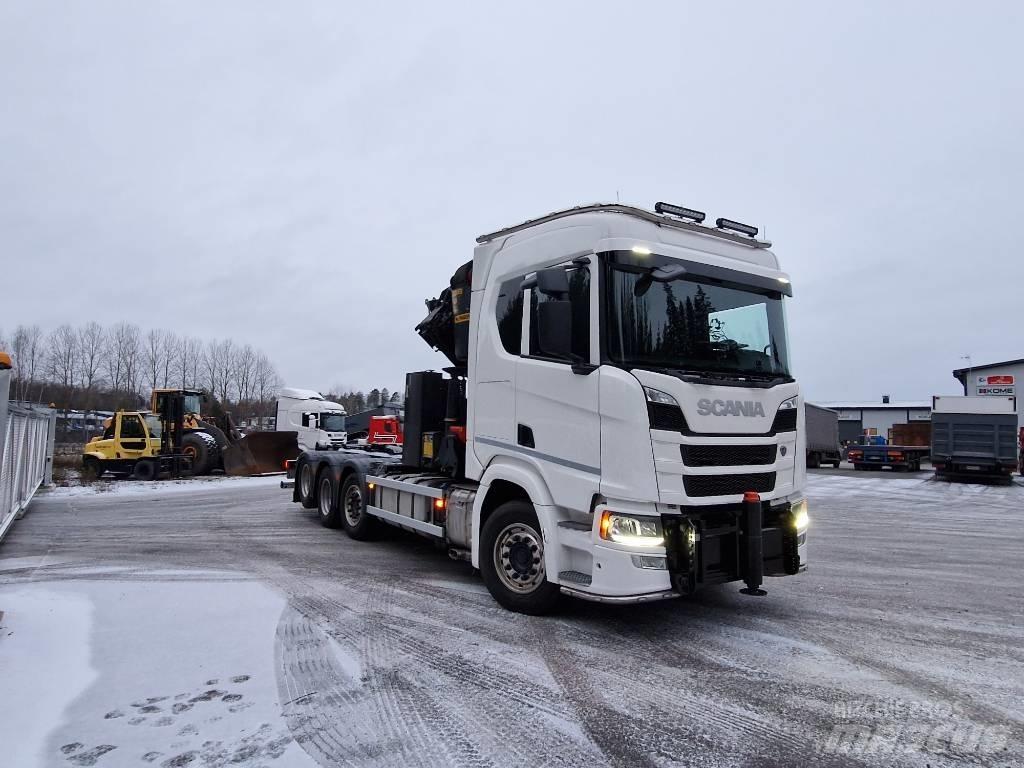 Scania R540 8x2 Camion con gancio di sollevamento