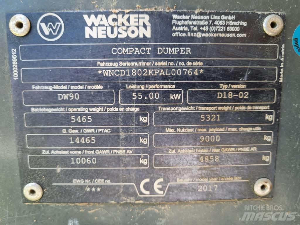 Wacker Neuson DW 90 Mini dumper