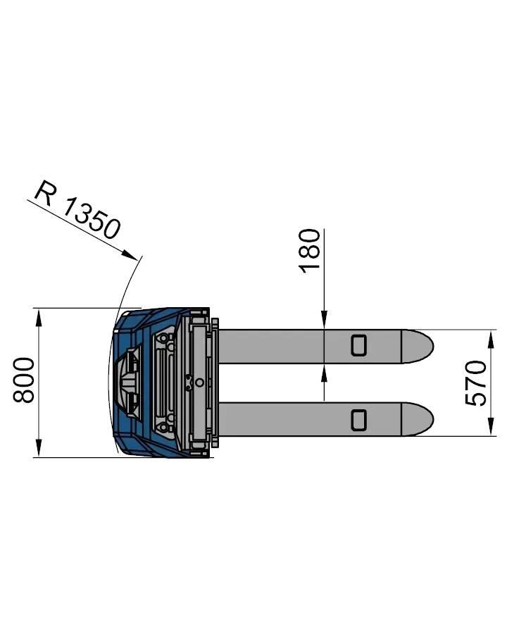 Toyota BT SHE100 Piattaforme cingolate, Piattaforme a ragno e Montacarichi
