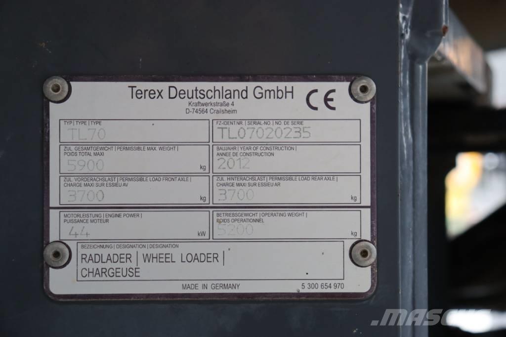 Terex TL 70 Pale gommate