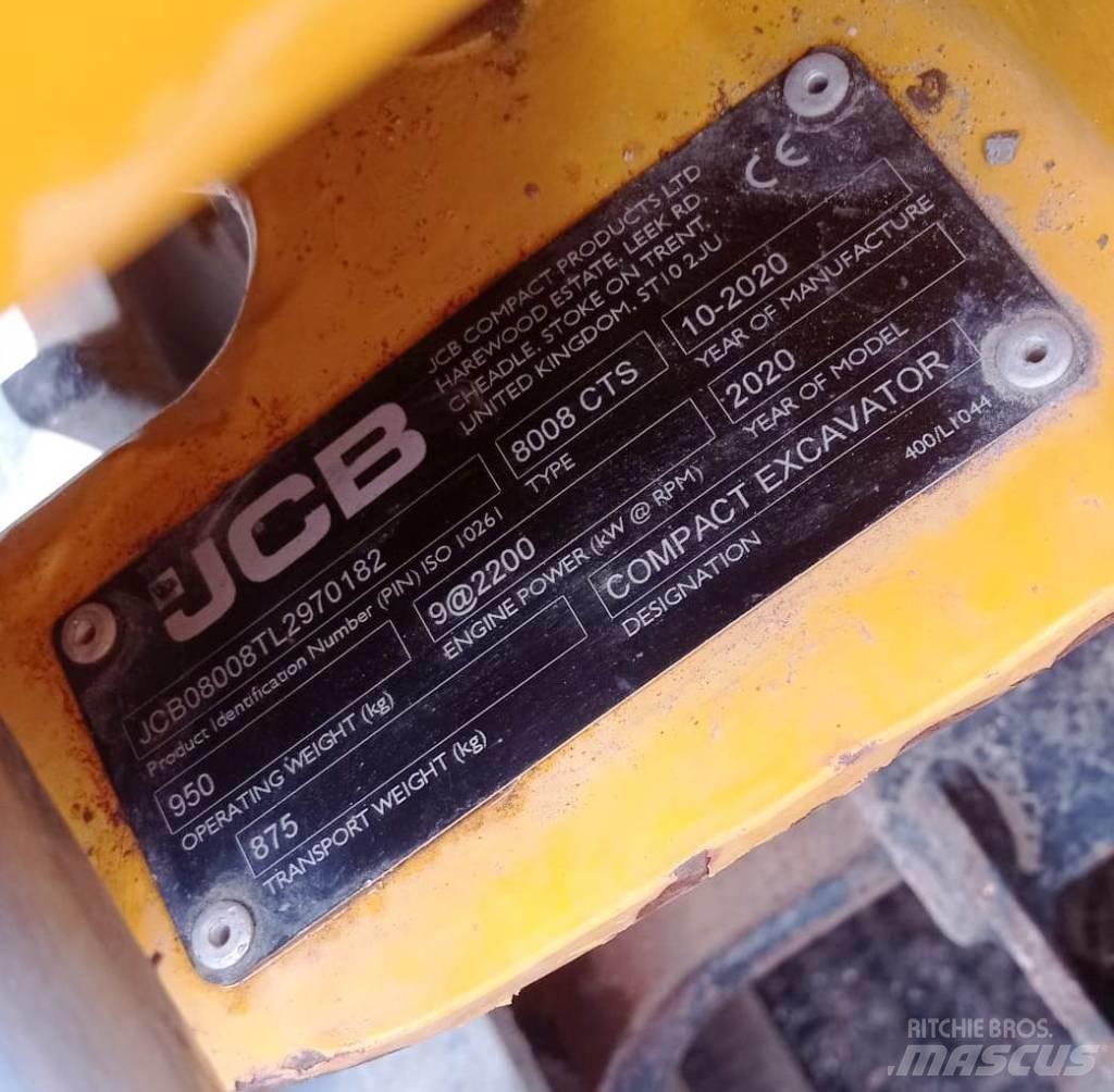 JCB 8008 CTS Miniescavatori
