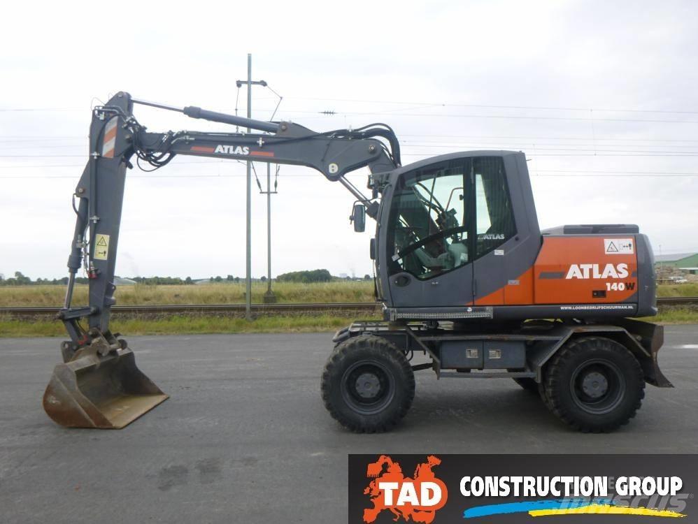 Atlas 140 W Escavatori gommati