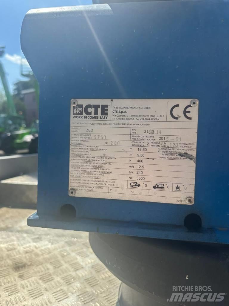 CTE ZED 21.2 JH Piattaforme autocarrate