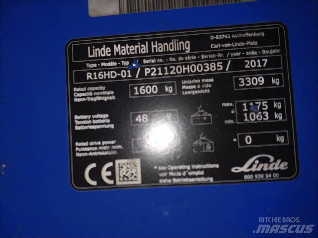 Linde R16HD Carrello retrattile