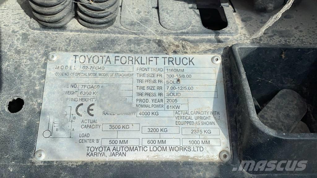 Toyota 02-7 FD 40 Carrelli elevatori GPL