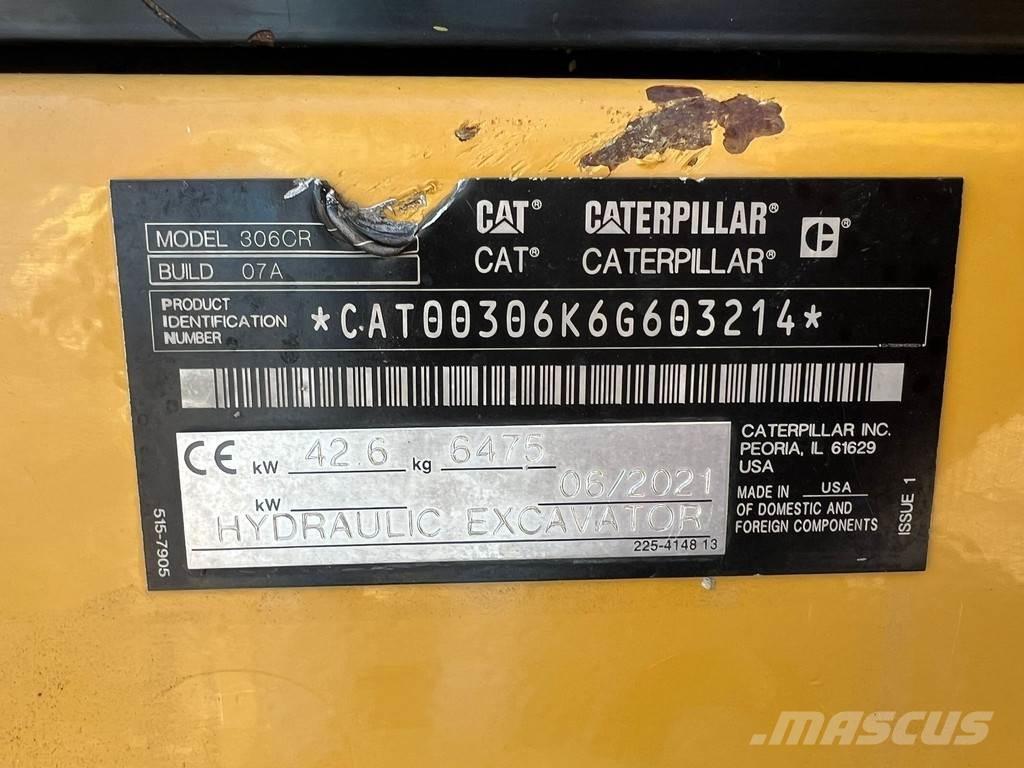 CAT 306CR Miniescavatori