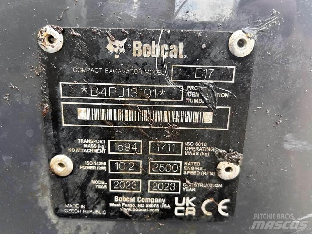Bobcat E17 Miniescavatori