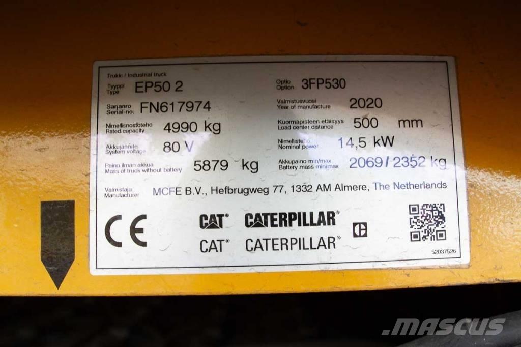 CAT EP 50 Carrelli elevatori elettrici