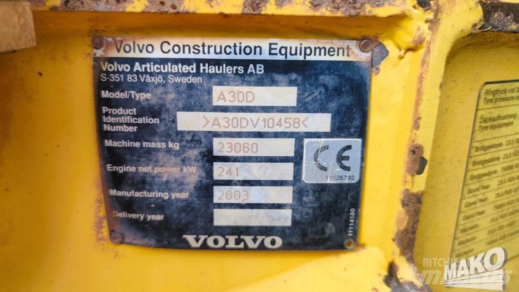 Volvo A 30 D Dumpers articolati