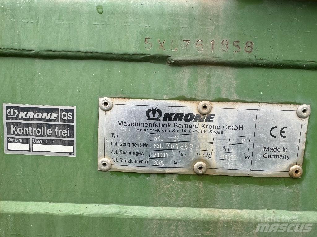 Krone 5 XL GL Rimorchi autocaricanti