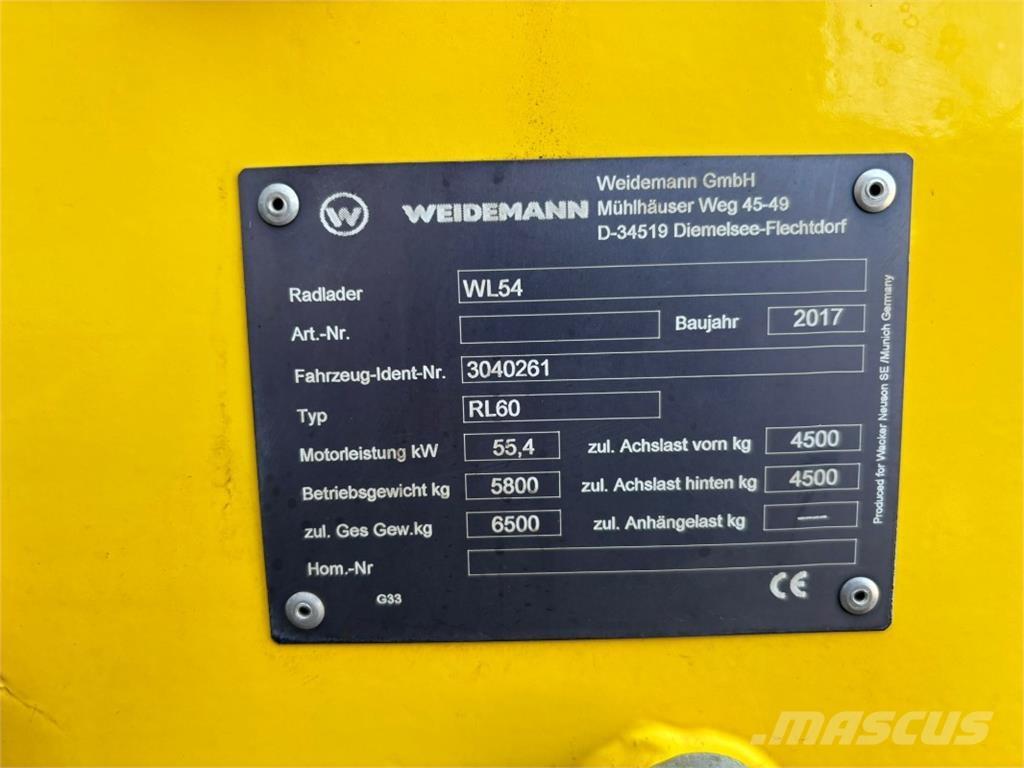 Wacker WL 54 Pale gommate