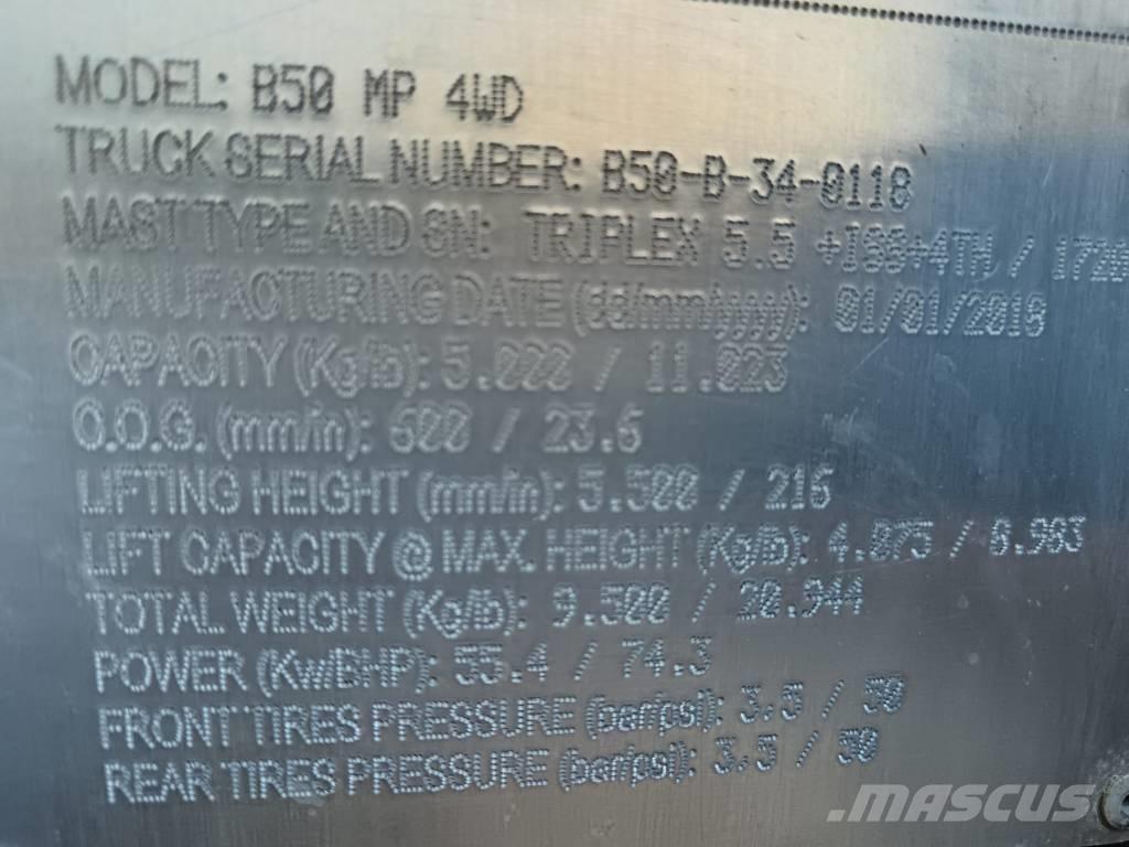 Bomaq B50 MP 4WD Carrelli elevatori diesel