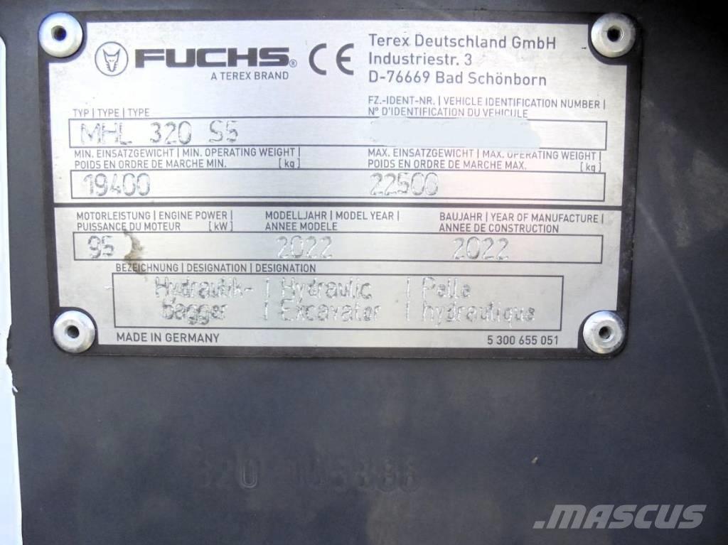 Fuchs MHL 320 Movimentazione rifiuti