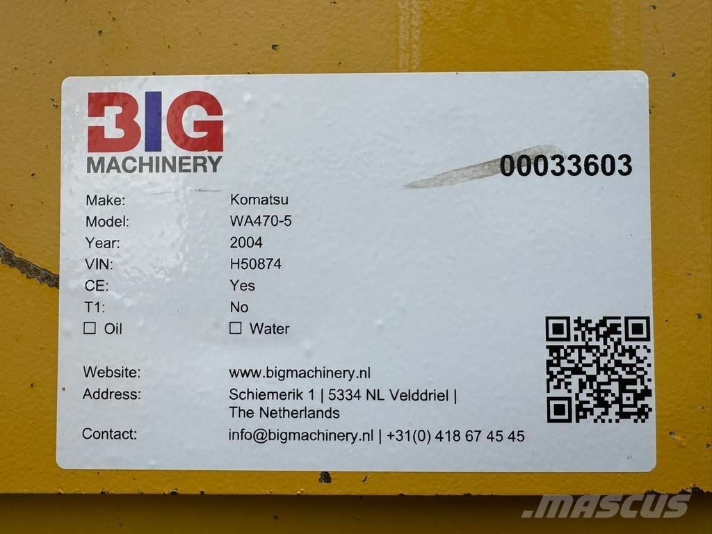 Komatsu WA470-5H Pale gommate