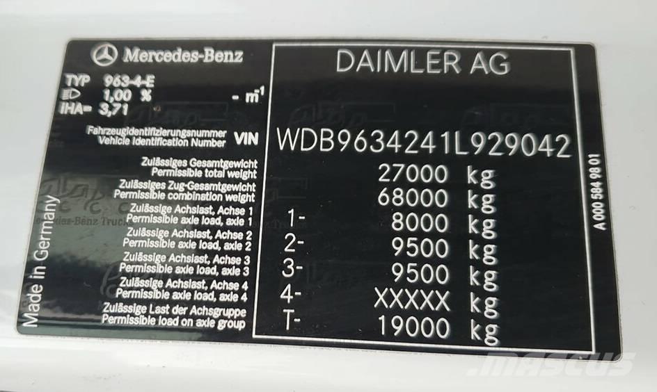 Mercedes-Benz Actros Motrici e Trattori Stradali