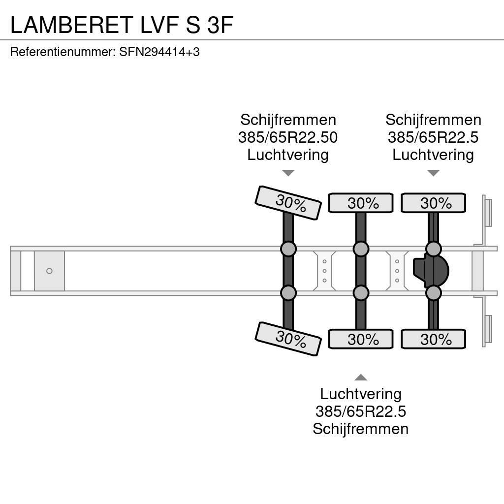 Lamberet LVF S 3F Semirimorchi a temperatura controllata