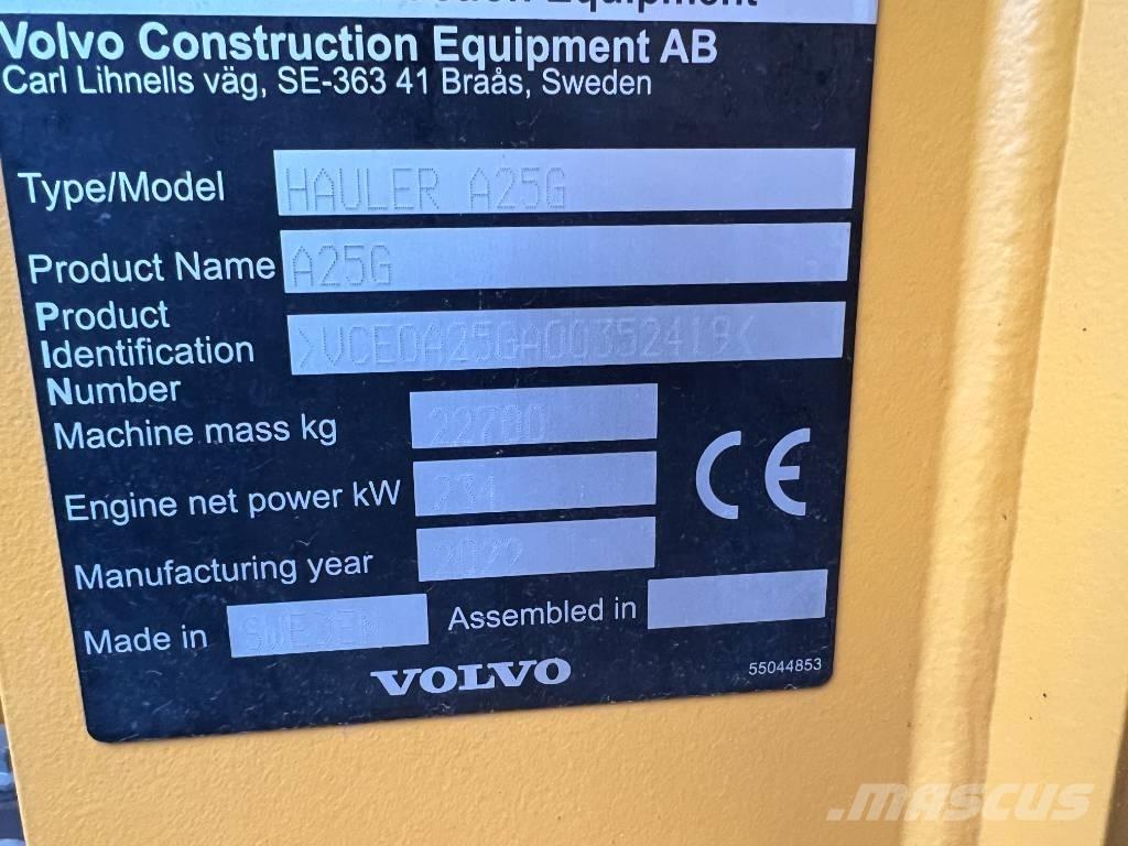 Volvo A25G Dumpers articolati