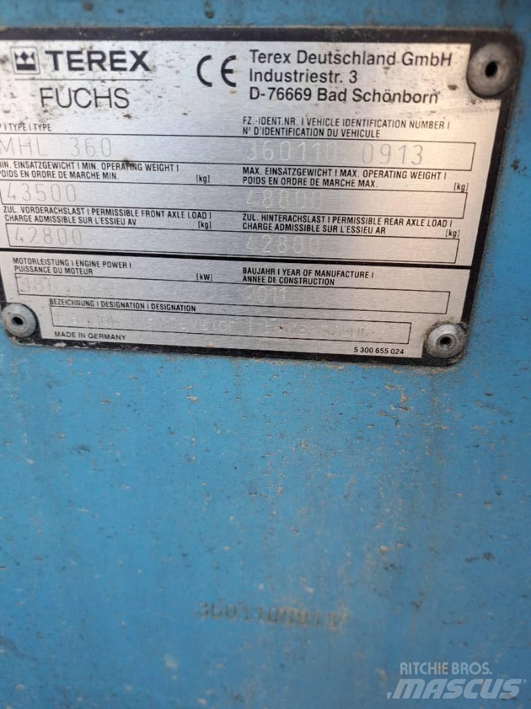 Fuchs MHL360D Movimentazione rifiuti