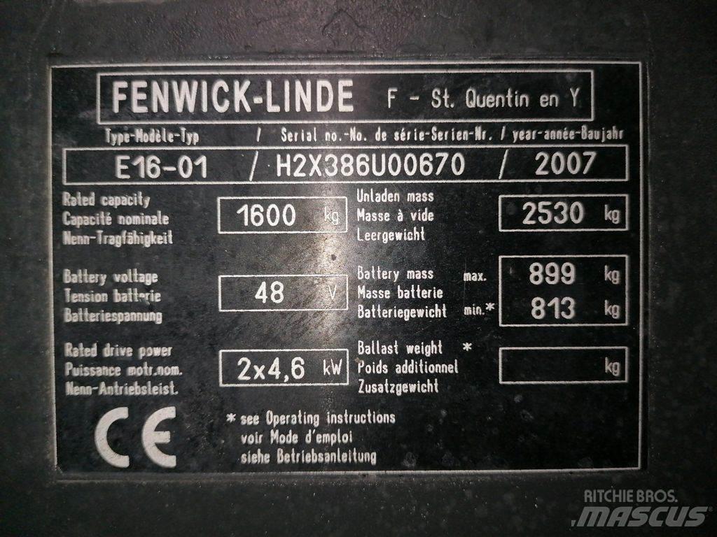Linde E16-01 Carrelli elevatori elettrici