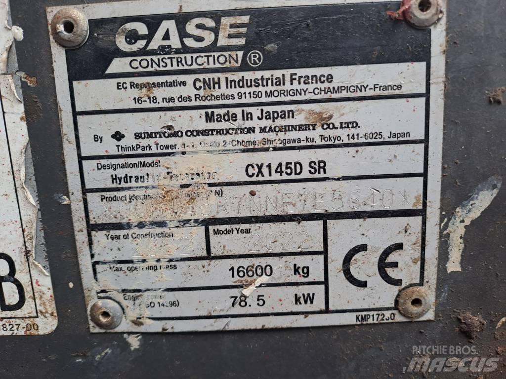 CASE CX145D SR Escavatori cingolati